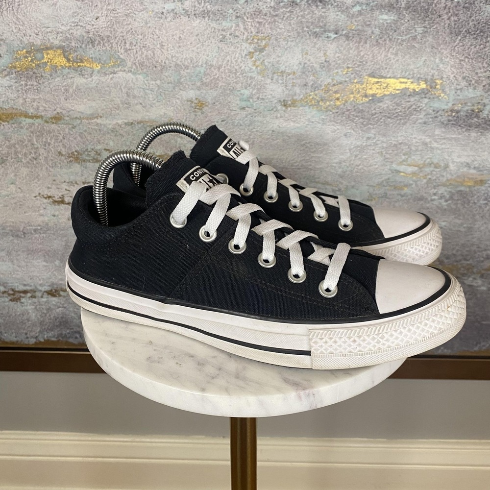 Converse Chuck Taylor All Star 2 Shoes Womens Size 9 Black Low Top Sneakers - Picture 2 of 10